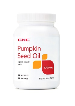 GNC Pumpkin Seed Oil 1000 mg 健安喜南瓜籽油膠囊食品  100顆